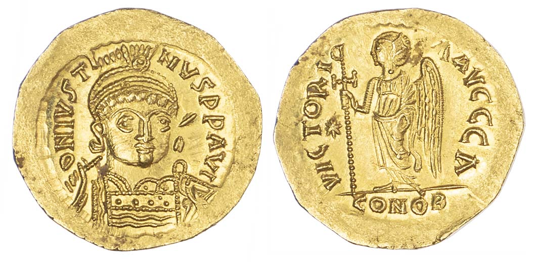 Justin I, Gold Solidus