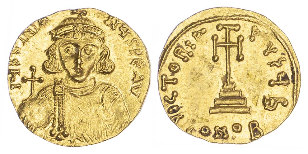 Justinian II, Gold Solidus Justinian II, Gold Solidus