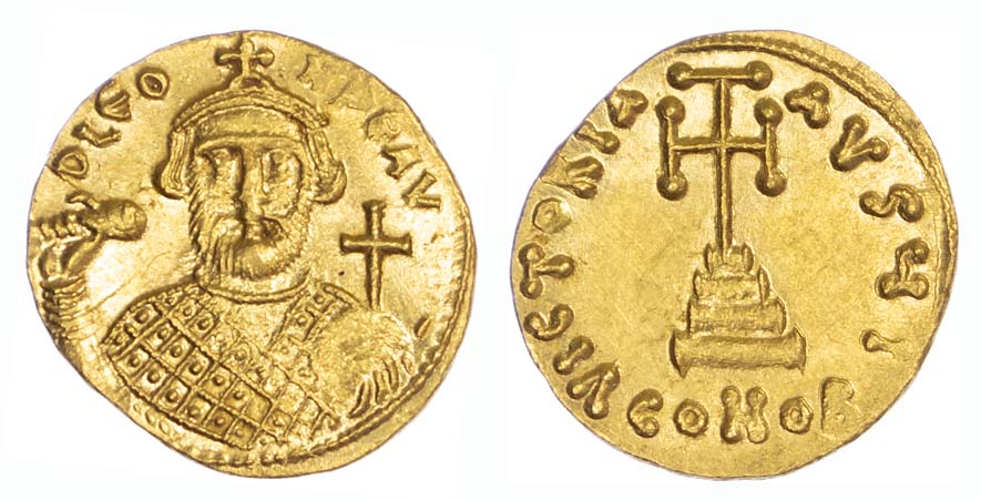 Leontius, Gold Solidus