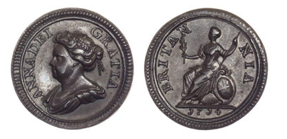 Anne, Pattern Farthing, 1714