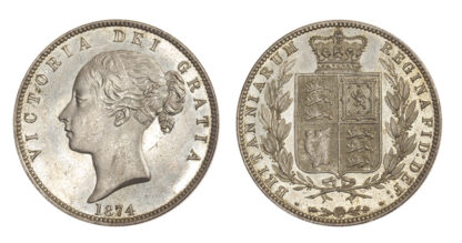 Victoria, Halfcrown, 1874