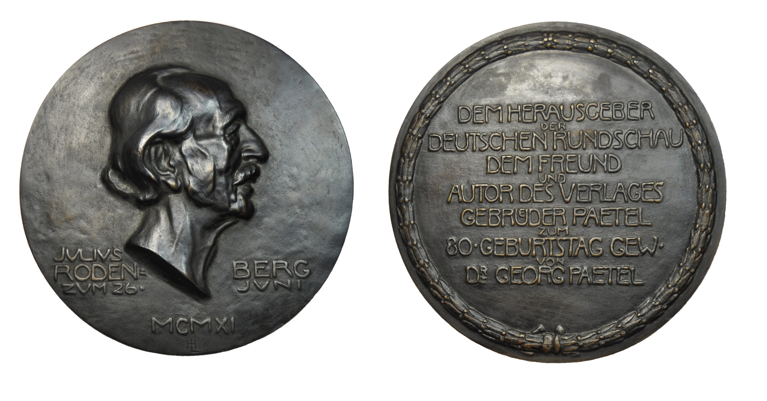 Germany, Julius Rodenberg, AE Medal, 1911