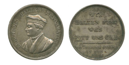 Switzerland, Tercentenary of the Reformation, Medal, 1828