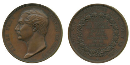 Switzerland, Geneva, James Fazy, AE Medal, 1855