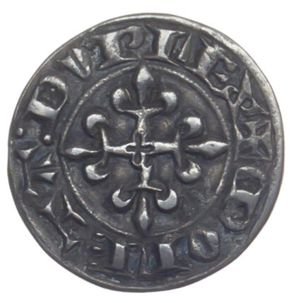 France, Philippe VI, Copper Piedfort Double Parisis