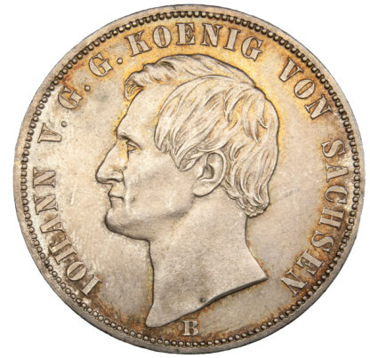 Germany, Saxony, Johann, Siegstaler, 1871