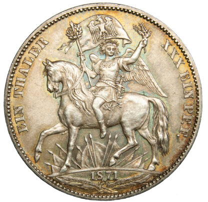 Germany, Saxony, Johann, Siegstaler, 1871