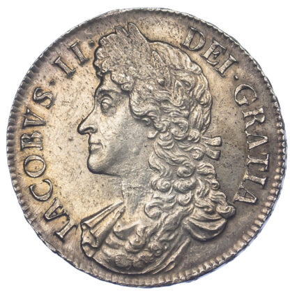 1687 James II Crown Good Extremely Fine
