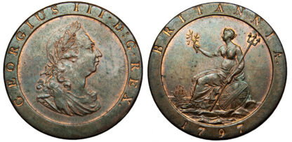 George III, Penny, 1797