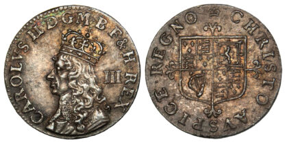 Charles II, Threepence