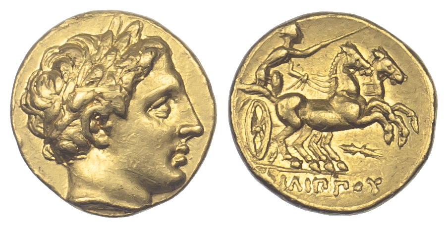 Kings of Macedon, Philip II, Gold Stater