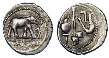 Julius Caesar, Silver Denarius