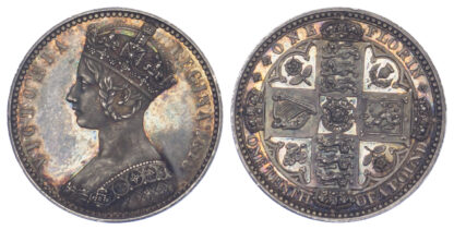 1848 Victoria Pattern Florin