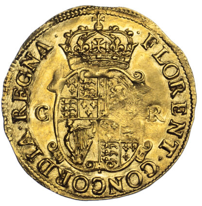 Charles II Hammered Issue Unite Without mark of value