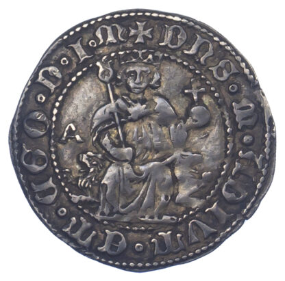 Italy, Naples, Alfonso I of Aragon, Silver Carlino