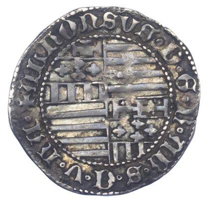 Italy, Naples, Alfonso I of Aragon, Silver Carlino