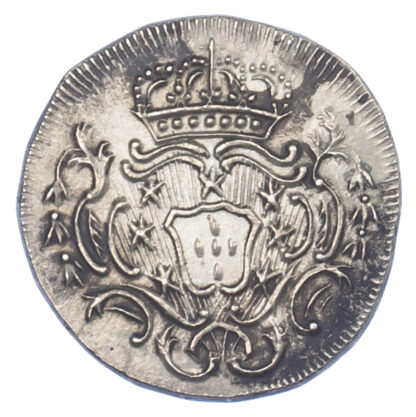 Portuguese India, Maria I & Pedro III, Silver Rupia, 1782