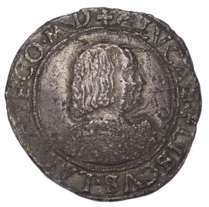 Italy, Masserano, Pier Luca II Fieschi (1528-48), silver Testone