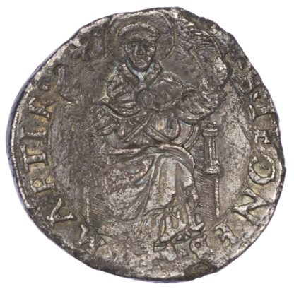 Italy, Masserano, Pier Luca II Fieschi (1528-48), silver Testone