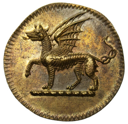 Cumberland, Whitehaven Colliery, Brass-Gilt Token, c.1685