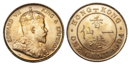 Hong Kong, Edward VII, Cent, 1904