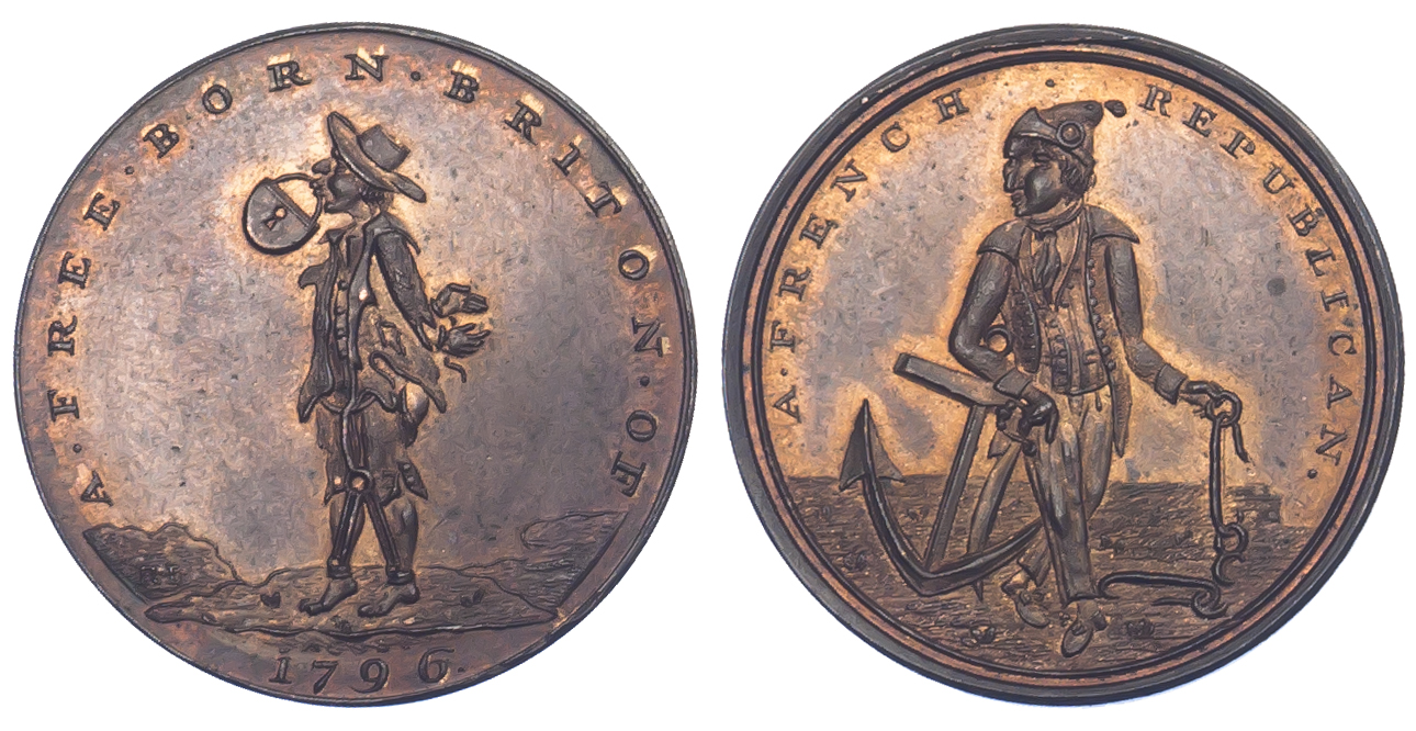 London, Holborn, Skidmore, Halfpenny Token, 1796