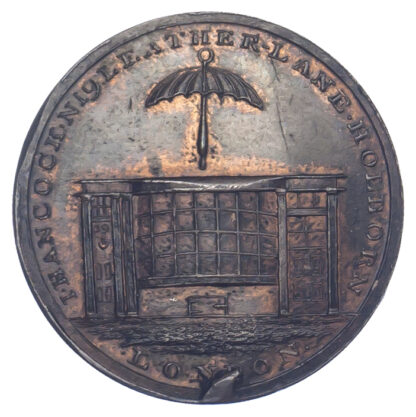 London, Leather Lane, J. Hancock, Halfpenny Token, 1796