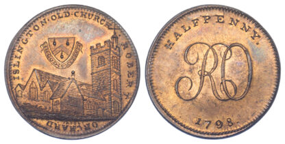 London, Soho, Skidmore, Halfpenny Token, 1798