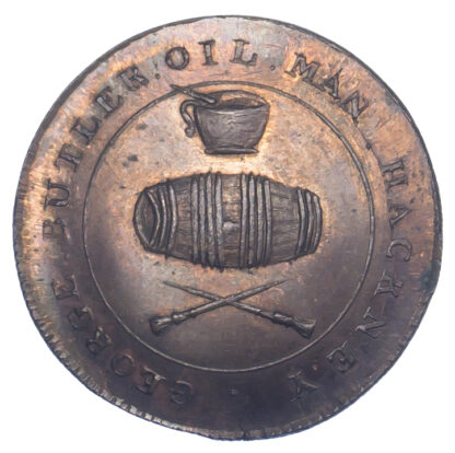 London, Hackney, G Butler, Skidmore, Halfpenny Token, 1796