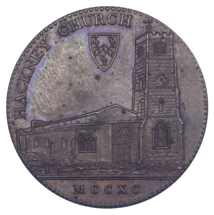 London, Hackney, David Rebello, Halfpenny Token, 1795