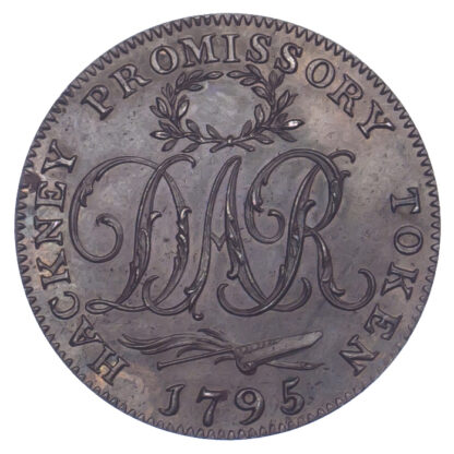 London, Hackney, David Rebello, Halfpenny Token, 1795