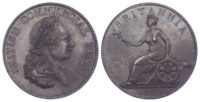 Non Local, Westwood, British Commercial Penny Token, 1797