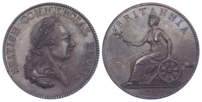 Non Local, Westwood, British Commercial Penny Token, 1797