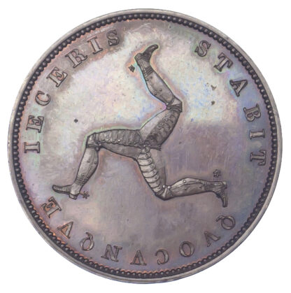 Isle of Man, Victoria, Bronzed Proof Halfpenny, 1860