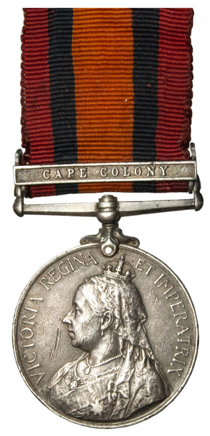 QSA , 3rd type, one clasp, Cape Colony, Corporal H. Widdows
