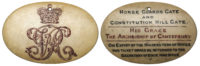 Victoria, Ivory Pass for Archbishop of Canterbury, c.1870's