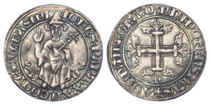 Italy, Papal States, John XXII, Silver Gros