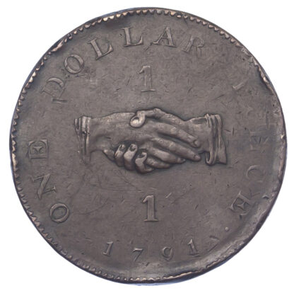 Sierra Leone, Pattern or impaired Proof Dollar, 1791
