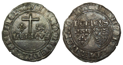 France, Anglo-Gallic, Henry VI, Silver Grand Blanc