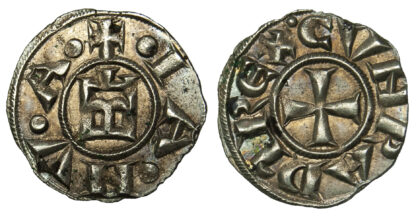 Italy, Genoa, 1st Republic, Silver Denaro