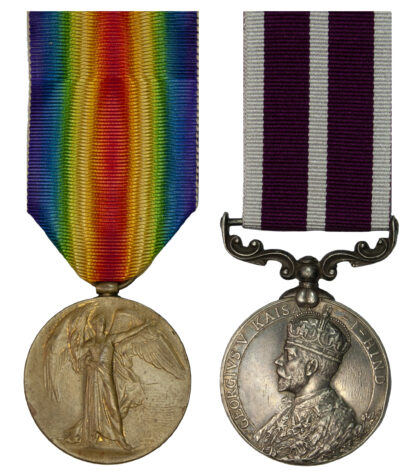 Victory & Indian Meritorious Service Pair to S. A. Khan