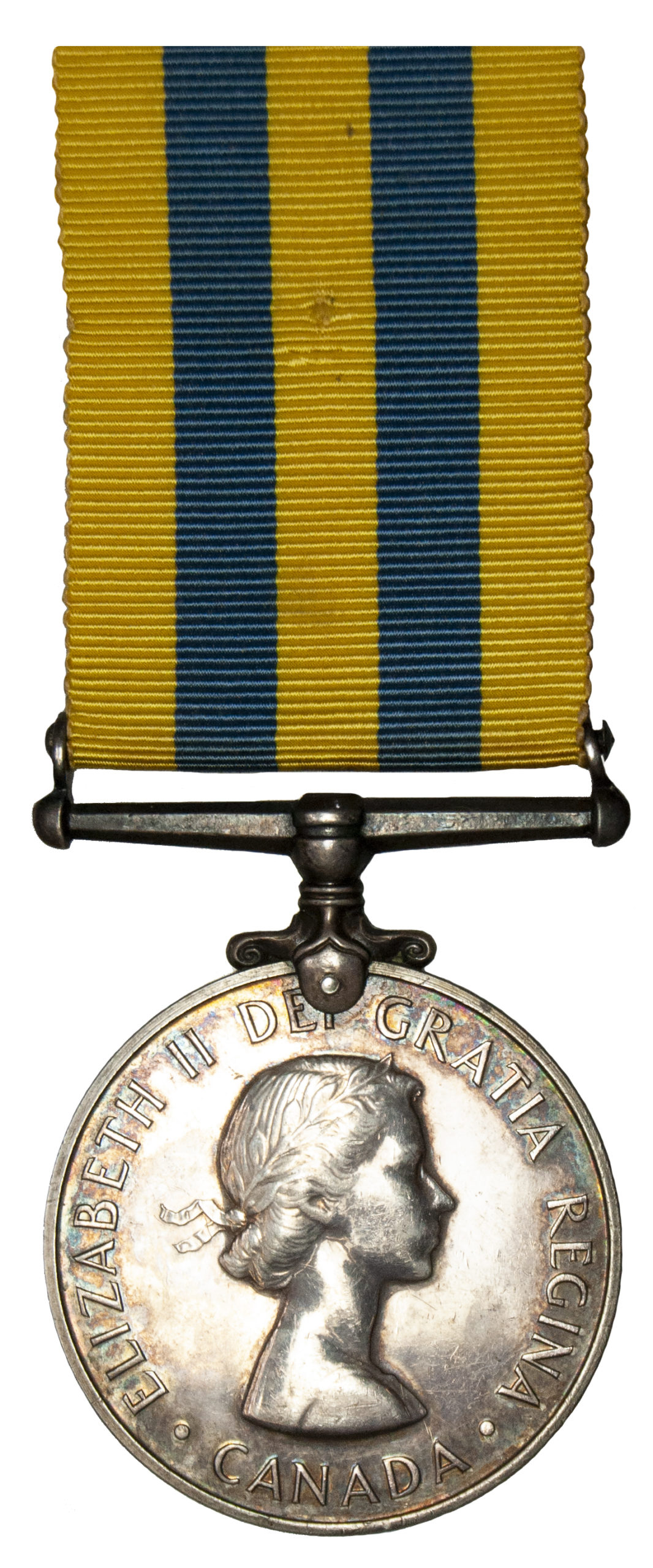 Korea Medal, Canadian Silver Issue to W.R. Osecki