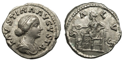 Faustina Junior, Silver Denarius