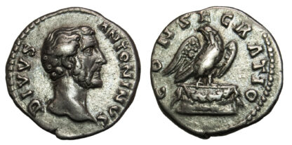 Divus Antoninus Pius, Silver Denarius