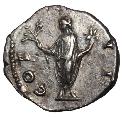 Marcus Aurelius (as Caesar), Silver Denarius