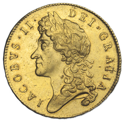 James II, Five Guineas, 1688