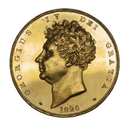 1826 George IV Gold Proof Five Pounds