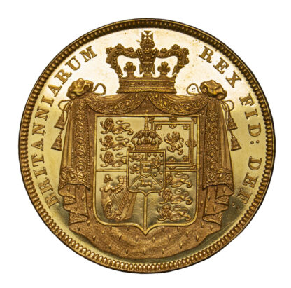 1826 George IV Gold Proof Five Pounds
