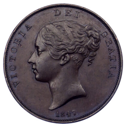 Victoria, 'Medusa type' Penny, 1847