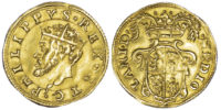 Italy, Milan, Philip II of Spain, Gold Scudo d'Oro